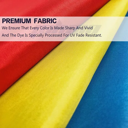 Miniatura 2 de MBBEST Bandera de Ucrania de 3 x 5 pies, tela de poliéster de doble costura con 2 ojales de latón, banderas de bandera ucraniana para decoración