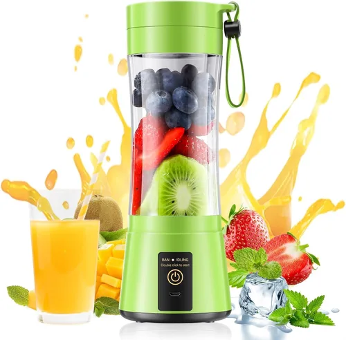 Miniatura 17 de Cordless Portable Personal Size Blender - Mini Blender Make Smoothies and Shakes, 380Ml BPA Free Travel Cup, Powerful Blending Suit in