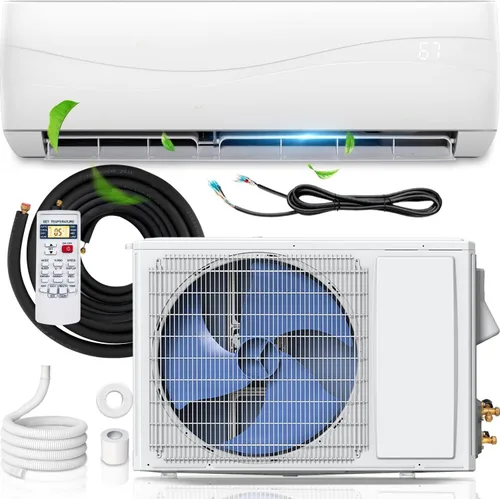 Miniatura 14 de SIMOE Mini división habilitada para 9000 BTU, aire acondicionado y calentador con inversor, enfría hasta 450 pies cuadrados, 115 V, aire