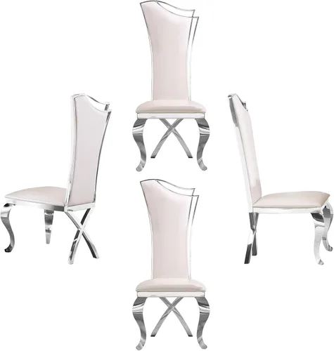 Miniatura 20 de ACEDÉCOR Juego de 2 sillas de comedor de terciopelo, sillas de cocina tapizadas de lujo negras con respaldo alto aerodinámico, modernas y hermosas