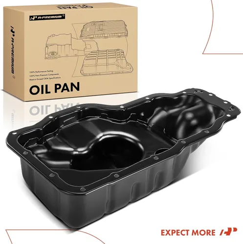 Miniatura 10 de A-Premium Cárter de aceite de motor con tapón de drenaje compatible con Hyundai Elantra 2011-2015 Elantra Coupe GT Tucson Kia Forte Forte Koup