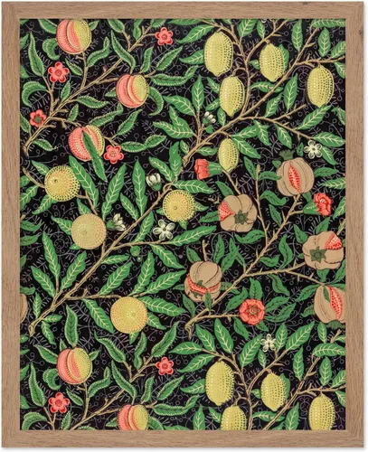 Miniatura 53 de Poster Master Póster vintage de William Morris, estampado de patrón retro de Santiago, arte de flores, arte de patrón textil, regalo para hombres