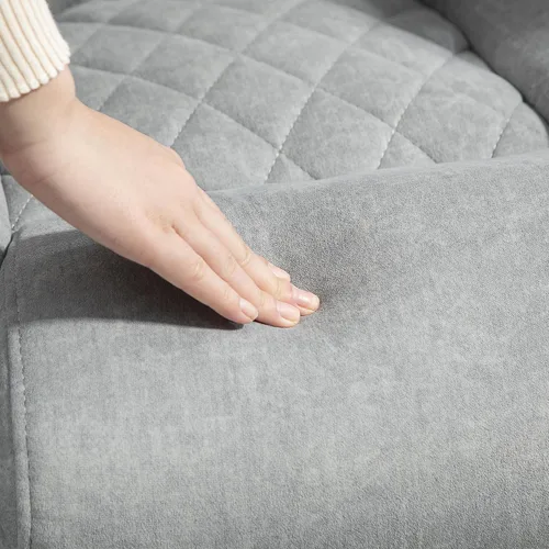 Miniatura 9 de HOMCOM Silla de oficina con respaldo alto, silla de escritorio ejecutiva con ruedas giratorias, reposabrazos abatible, altura ajustable, silla