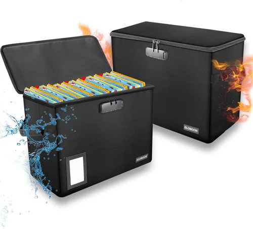 Miniatura 10 de Almacenamiento de cómics graduado para 30 cómics, resistente al fuego, resistente al agua y a la humedad, apilable, caja de cómics CGC con ventana