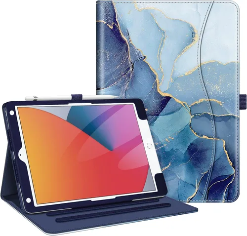 Miniatura 31 de Fintie - Funda para iPad de 9ª / 8ª / 7ª generación (2021/2020/2019) de 10.2 pulgadas - [Protección de esquinas] Funda con soporte de visualización