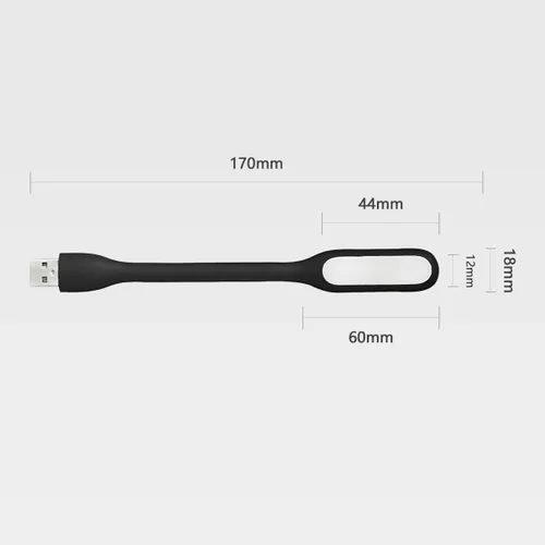 Miniatura 6 de Lámpara LED USB para Banco de Energía, Luz Nocturna Mini Portátil para el Cuidado de los Ojos con Brazo Flexible, Lámparas de Lectura USB con Cuello