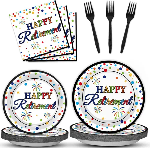 Miniatura 11 de 200 piezas de suministros para fiesta de cumpleaños de 21 años, platos de papel negro dorado, Brindis por 21 años, platos de papel y servilletas