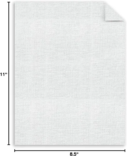 Miniatura 4 de Southworth Z550CK Papel Cartulina de Negocios 25% Algodón Lino Blanco 65 libras 8-1/2 x 11 100/Caja FSC