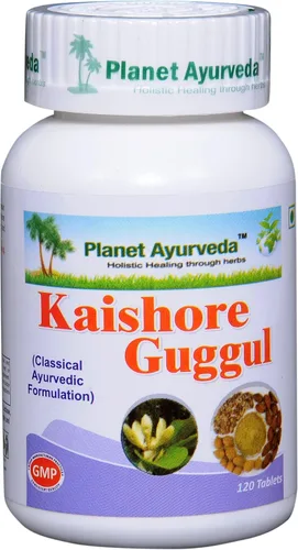 Miniatura 2 de Planet Ayurveda Kaishore Guggul - Tabletas de hierbas, 100% naturales - 2 botellas (cada botella contiene 120 tabletas)