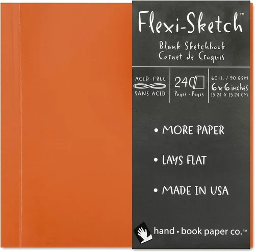 Miniatura 11 de Speedball Art Products Flexi Sketch - Diario de artista en blanco, 9 x 6 pulgadas, niebla, 9 x 6 pulgadas