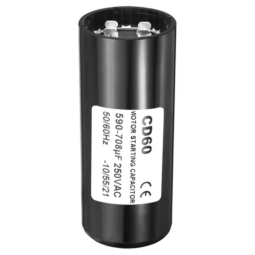 Miniatura 15 de PATIKIL Condensador de arranque del motor, 88-108uF/Mfd 250VAC 50/60Hz CD60 Condensador de arranque del motor para motor eléctrico comienza a