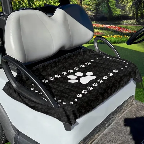 Miniatura 13 de AFPANQZ Toalla personalizada para cubierta de asiento de carrito de golf, añade tu texto, imagen, logotipo, nombre, protector de asiento de carrito