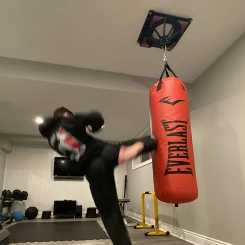 Miniatura 4 de Firstlaw Fitness Spider Mount 140 - Colgador pesado para saco de boxeo - para bolsas pesadas de hasta 140 libras - Fabricado en los Estados Unidos