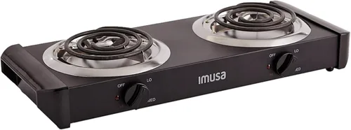 Miniatura 11 de IMUSA - Placa caliente eléctrica doble, negra