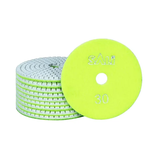 Miniatura 14 de Sali 10 unidades - Almohadillas para pulir de diamante de 4 pulgadas, kit de almohadillas para pulir piedra de granito húmedo para taladro
