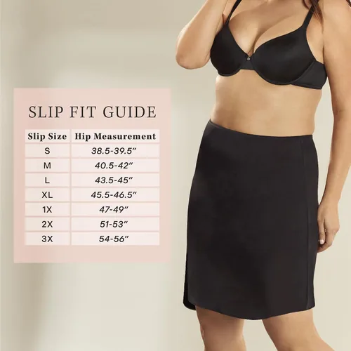 Miniatura 5 de Jones Nueva York sedoso Spandex 23" mitad Slip (620123)