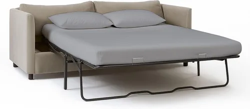 Miniatura 10 de Rajlinen Juego de sábanas para sofá cama tamaño matrimonial de 52 x 72 pulgadas, color gris oscuro, sábanas para sofá, cama, 100% algodón egipcio
