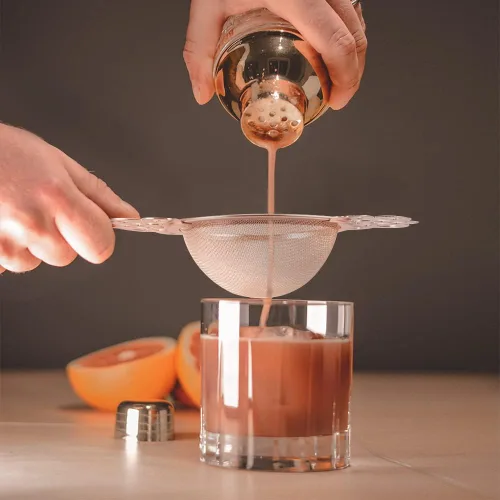 Miniatura 7 de Picowe Paquete de 2 coladores de té, coladores de té plateados de acero inoxidable para té suelto de malla fina para boca de taza de 2.5 a 4 pulgadas