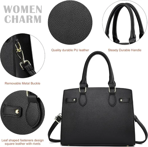 Miniatura 6 de Carteras y bolsos para mujer, bolso de mano de moda con asa superior