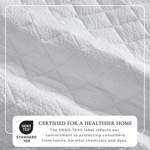 Miniatura 3 de Great Bay Home Full/Queen Quilt Set - 3-Piece Seersucker Box-Stitched Bedding Set - Soft, Lightweight, All-Season Bedspread (White)