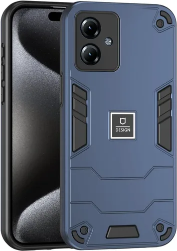Miniatura 431 de Funda compatible con Huawei Y9 Prime (2019), compatible con Huawei Y9 Prime (2019) 4G STK-L21 2 en 1 [PC duro + TPU], funda de teléfono azul