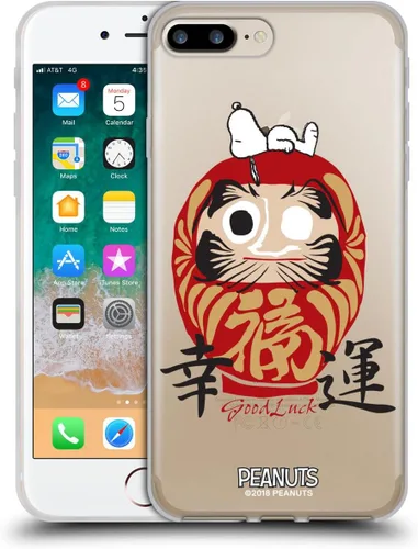 Miniatura 149 de Carcasa de gel para iPhone 7 Plus/iPhone 8 Plus, diseño de Snoopy Oriental de Peanuts, Badges