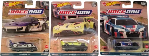 Miniatura 3 de Hot Wheels Car Culture 2023 Race Day - Juego completo de 5 vehículos fundidos a presión de FPY86-959D
