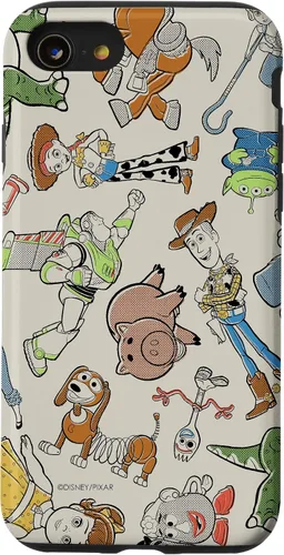 Miniatura 17 de Disney y Pixar's Toy Story 4 Personajes Retro Print Case para iPhone 17