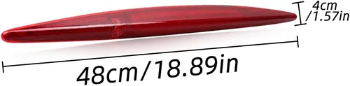 Miniatura 6 de Clidr - Tercera luz de freno de montaje alto para Honda CRV CR-V 2012-2016 (carcasa roja)