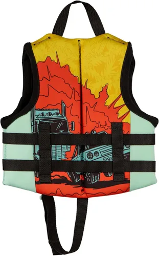 Miniatura 4 de Ronix Vision - Chaleco salvavidas CGA para niño - Azul/Naranja/Amarillo