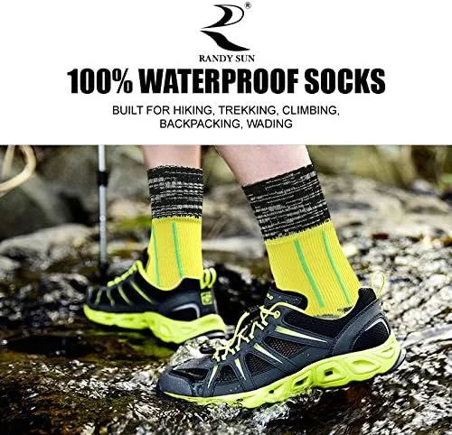 Miniatura 5 de RANDY SUN - Calcetines 100% impermeables, unisex, para practicar senderismo, caminar, correr, esquiar, etc