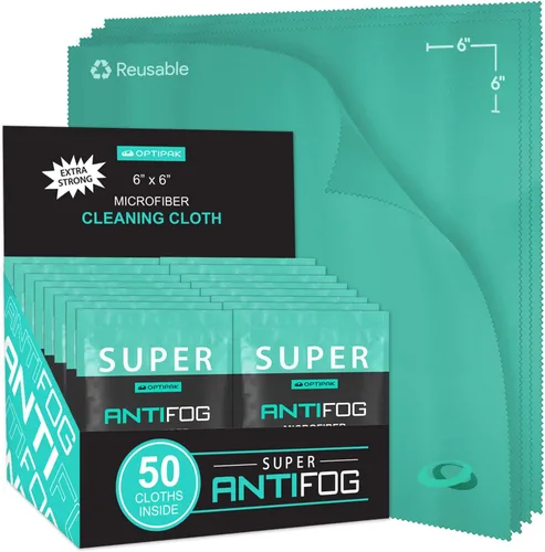 Miniatura 8 de Toallitas de microfibra antivaho para gafas, binoculares, protectores faciales, máscaras de esquí o gafas de natación, evita el empañamiento
