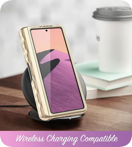 Miniatura 7 de i-Blason Cosmo - Funda para Samsung Galaxy Z Fold 5 con soporte para bolígrafo, protector de pantalla integrado, protección de bisagra, 3 fundas