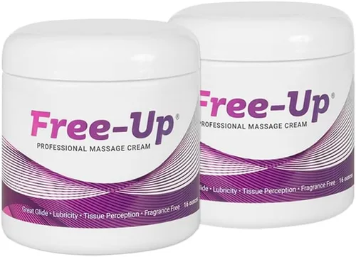 Miniatura 7 de Free-Up -Crema de masaje profesional, sin fragancia, gran deslizamiento, lubricidad, percepción de tejidos, perfecta para terapia física, masaje