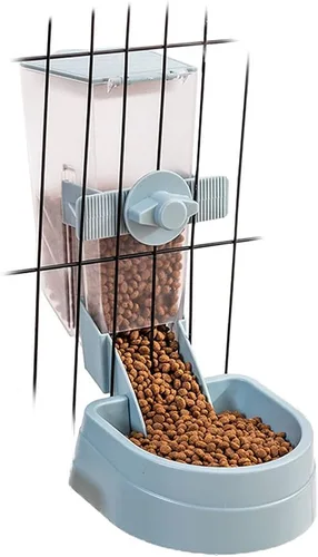 Miniatura 11 de Comedero de agua para conejos, sin fugas, 17 onzas, sin goteo, para conejillo de indias, hámster, chinchilla, hurón, animal pequeño Azul