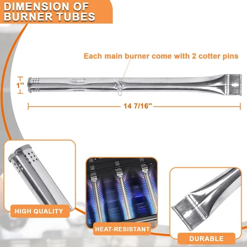 Miniatura 4 de Piezas de parrilla para piezas de repuesto de parrilla Charbroil 463436215 461334813 463434314 463436814 463322613 463436514 463434313 piezas