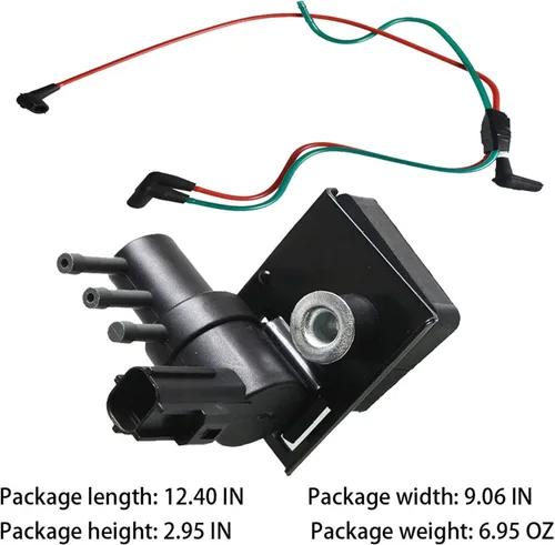 Miniatura 5 de labwork Línea de conexión de arnés de vacío Turbo y solenoide de refuerzo Wastegate F81Z9E498DA Reemplazo para Ford F250 F350 F450 E350 7.3L