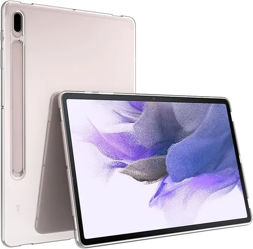 Miniatura 21 de Puxicu Funda transparente para Galaxy Tab A7 Lite 2021, diseño delgado, flexible y suave, funda protectora de TPU para tableta Samsung Galaxy Tab A7