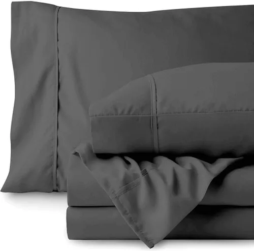 Miniatura 6 de 500TC Hoja de Super Calidad Ropa De Cama fija 100% algodón egipcio 4pc Set 24" pulgadas bolsillo extra profundo