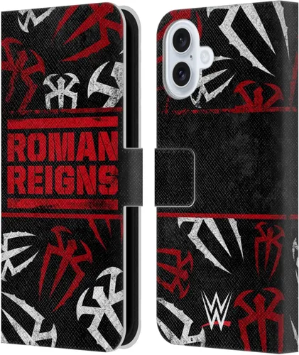 Miniatura 7 de Head Case Designs Officially Licensed WWE Distressed Logo Roman Reigns Leather Wallet Case Compatible with Apple iPhone 11