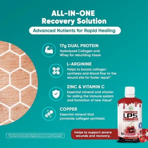 Miniatura 3 de Nutritional Designs LPS Suplemento líquido de colágeno y proteína de suero de leche, sin azúcar, bebida sin OMG, promueve la piel y el cabello