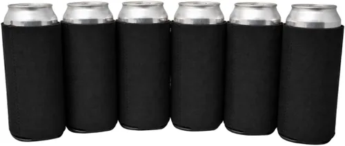Miniatura 7 de TahoeBay Tallboy - Enfriadores de latas (paquete de 6) mangas de cerveza de neopreno de 24 onzas y 25 onzas de alto para latas grandes, aislantes