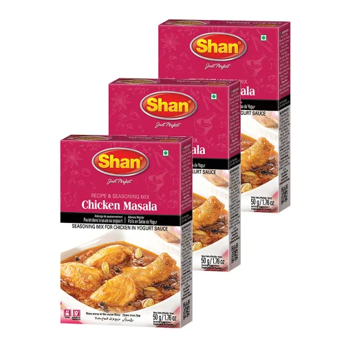 Miniatura 55 de Shan Korma Recipe and Seasoning Mix 1.76 oz (50g) - Spice Powder for Traditional Meat in Yogurt Sauce - Suitable for Vegetarians - Airtight Bag in a