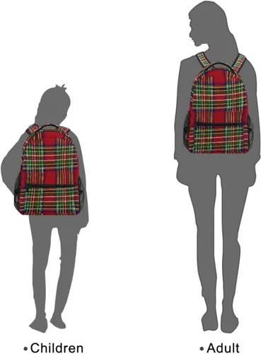 Miniatura 7 de JIPONI Mochila para mujeres y hombres, mochila escolar para estudiantes, mochila de viaje para computadora portátil, mochila Daypack-F, Navidad