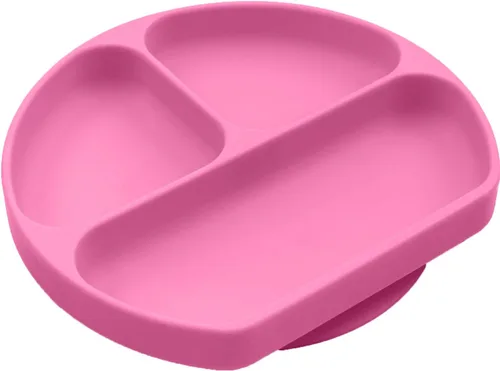Miniatura 10 de Plato de succión para niños pequeños Sin BPA, 100% silicona de grado alimenticio Apto para microondas, lavavajillas y horno Platos