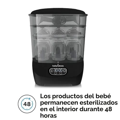 Miniatura 7 de Baby Brezza Esterilizador y secadora de botellas avanzado, 33% más rápido, desinfectante de vapor de mayor capacidad, máquina de esterilización