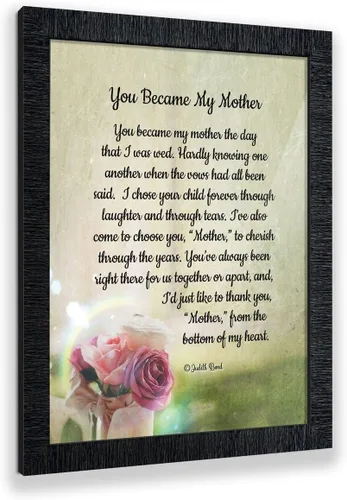 Miniatura 33 de Crossroads Home Décor Regalos para suegra - Regalos de nuera, You Became My Mother 7346BW