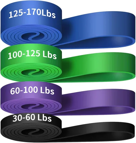 Miniatura 9 de Alllvocles Resistance Band, Pull Up Bands, Pull Up Assistance Bands, Workout Bands, Exercise Bands, Resistance Bands Set for Legs, Working Out
