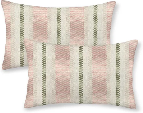 Miniatura 25 de Fundas de Almohada con Estampado de Antílope 16x16 Pulgadas Paquete de 2, Fundas de Almohada Decorativas con Estampado de Piel de Animal Marrón