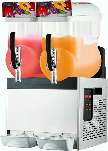 15/30L fabricante comercial de la máquina granizada, -3~-35.6 °F Slushie Maker Machine Ice Slush Juice Smoothie Drink Maker, CE/FCC/CCC (15L)